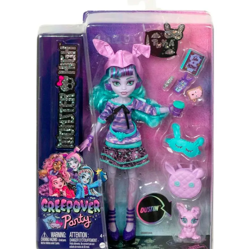 MATTEL Monster High Colección|Halloween|Monster High Creepover Party Muñeca Twyla