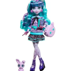 MATTEL Monster High Colección|Halloween|Monster High Creepover Party Muñeca Twyla