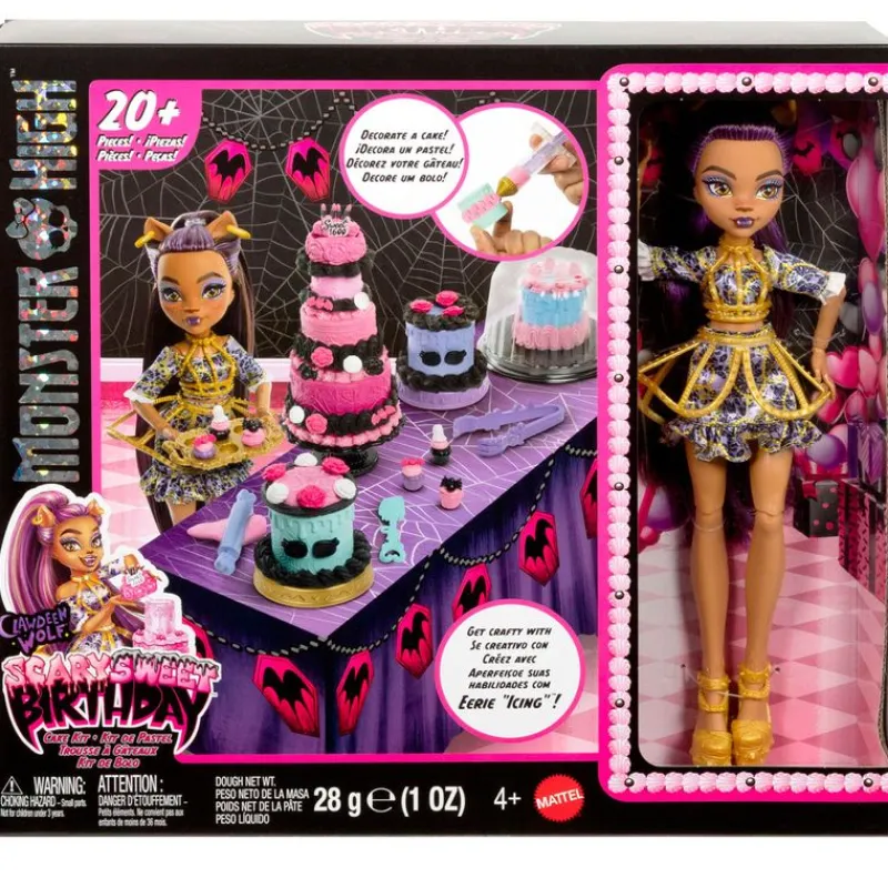 MATTEL Monster High Cumplespantos Clawdeen Wolf- Monster High Colección|Halloween