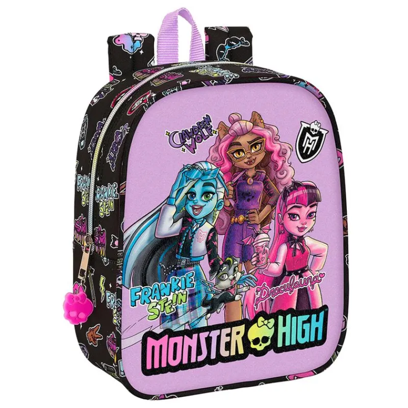 SAFTA Monster High Mochila Guarderia- Escolar|Halloween