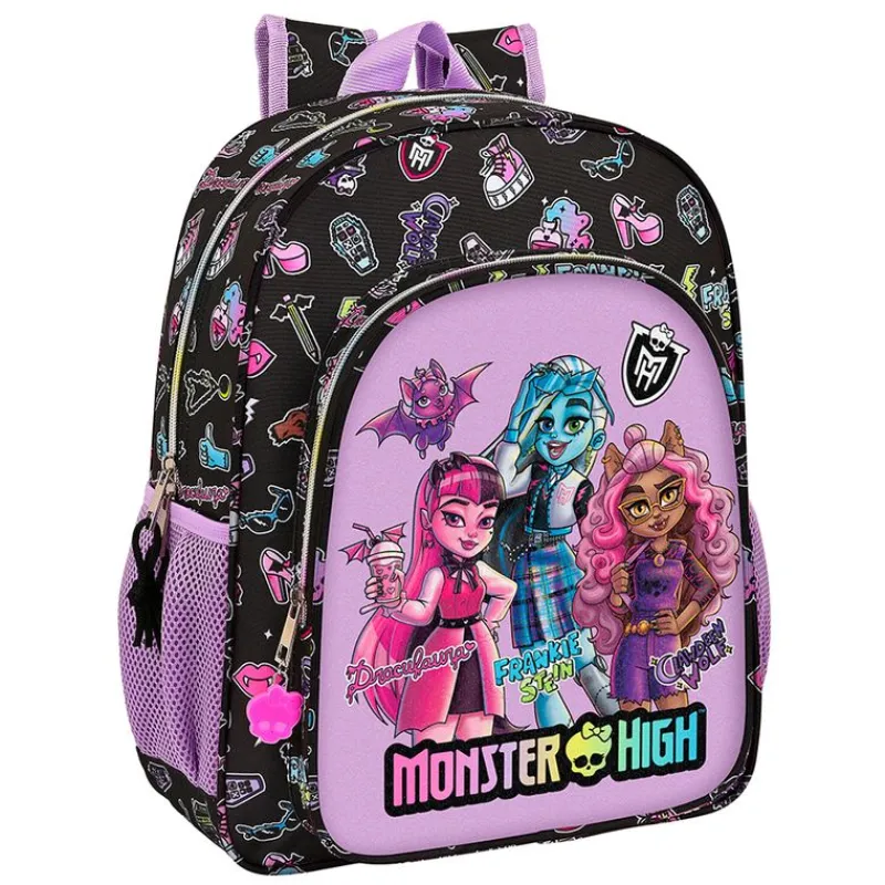 SAFTA Monster High Mochila junior- Halloween|Escolar