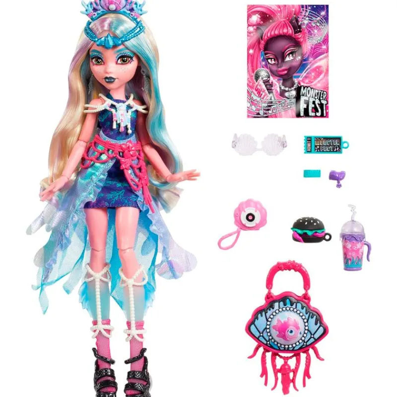 MATTEL Monster High Monster Fest Muñeca Lagoona Blue- Monster High Colección|Halloween