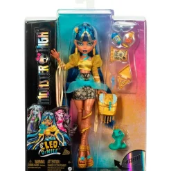 MATTEL Monster High Colección|Halloween|Monster High Muñeca Cleo de Nile G3 Core Refresh