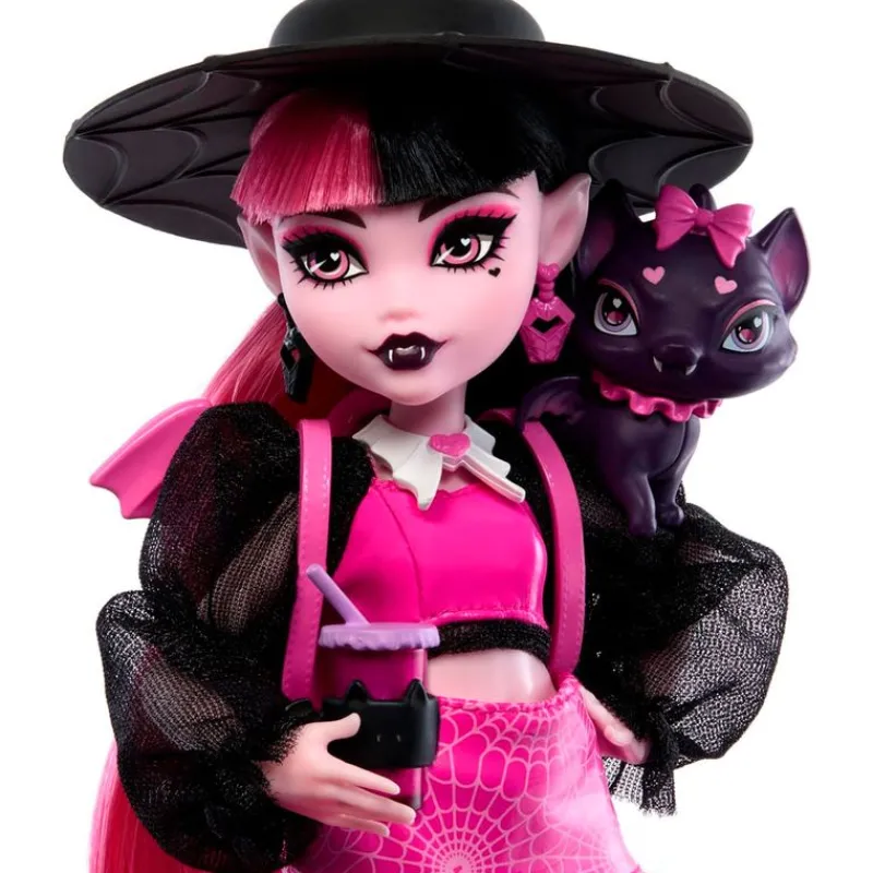 MATTEL Monster High Colección|Halloween|Monster High Muñeca Draculaura G3 Core Refresh