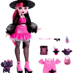 MATTEL Monster High Colección|Halloween|Monster High Muñeca Draculaura G3 Core Refresh
