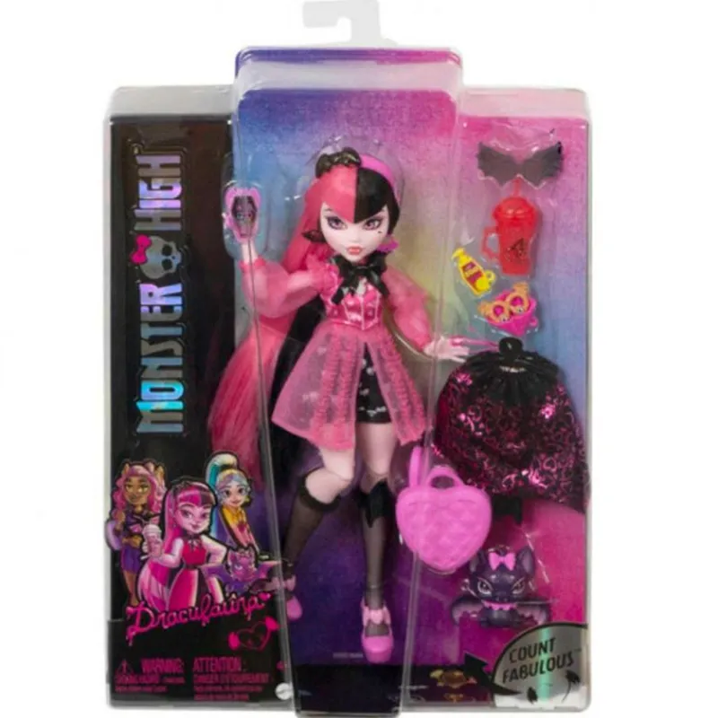 MATTEL Monster High Muñeca Draculaura- Monster High Colección|Halloween