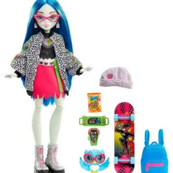 MATTEL Monster High Muñeca Ghoulia Yelps G3- Monster High Colección|Halloween