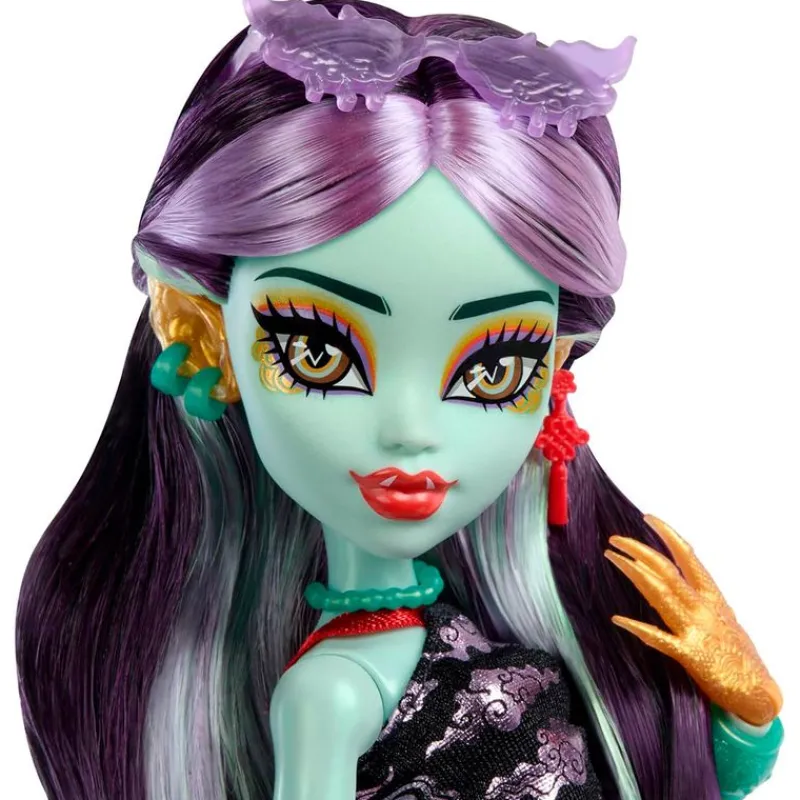 MATTEL Monster High Muñeca Jinafire Long G3- Monster High Colección|Halloween