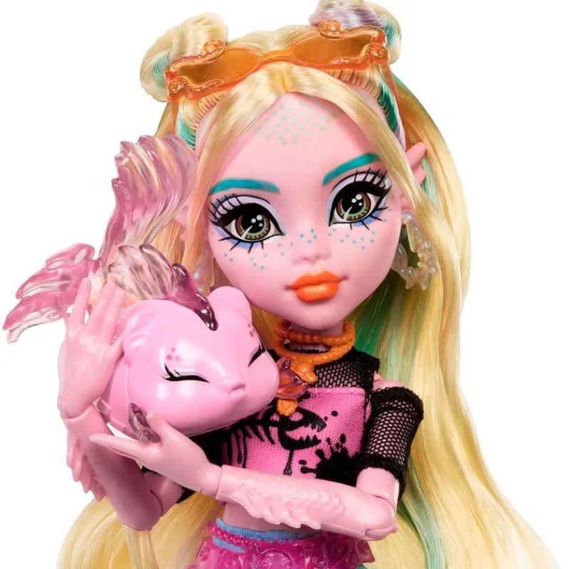 MATTEL Monster High Muñeca Lagoona Blue G3 Core Refresh- Monster High Colección|Halloween