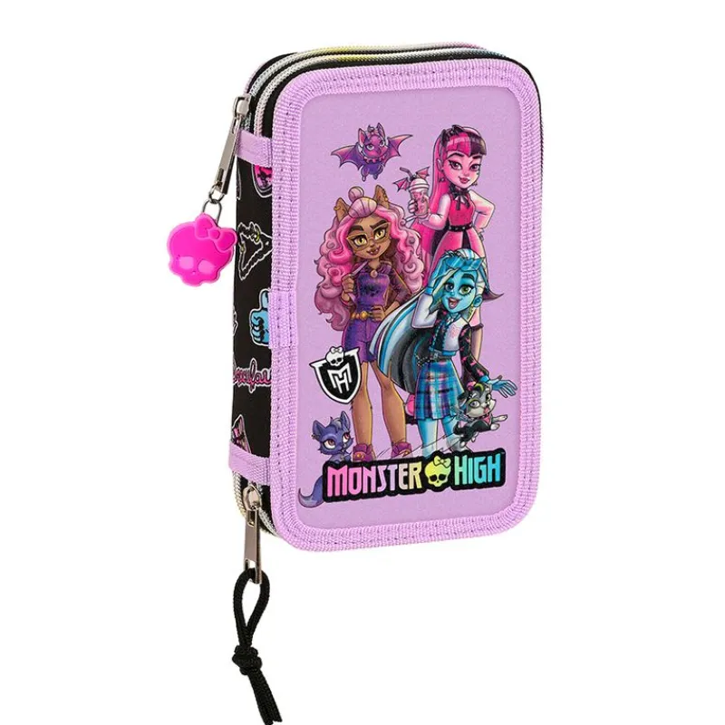 SAFTA Halloween|Escolar|Monster High Plumier doble