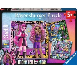 RAVENSBURGER Halloween|Puzzles Y Construcciones|Monster High Puzzle 3x49 Piezas
