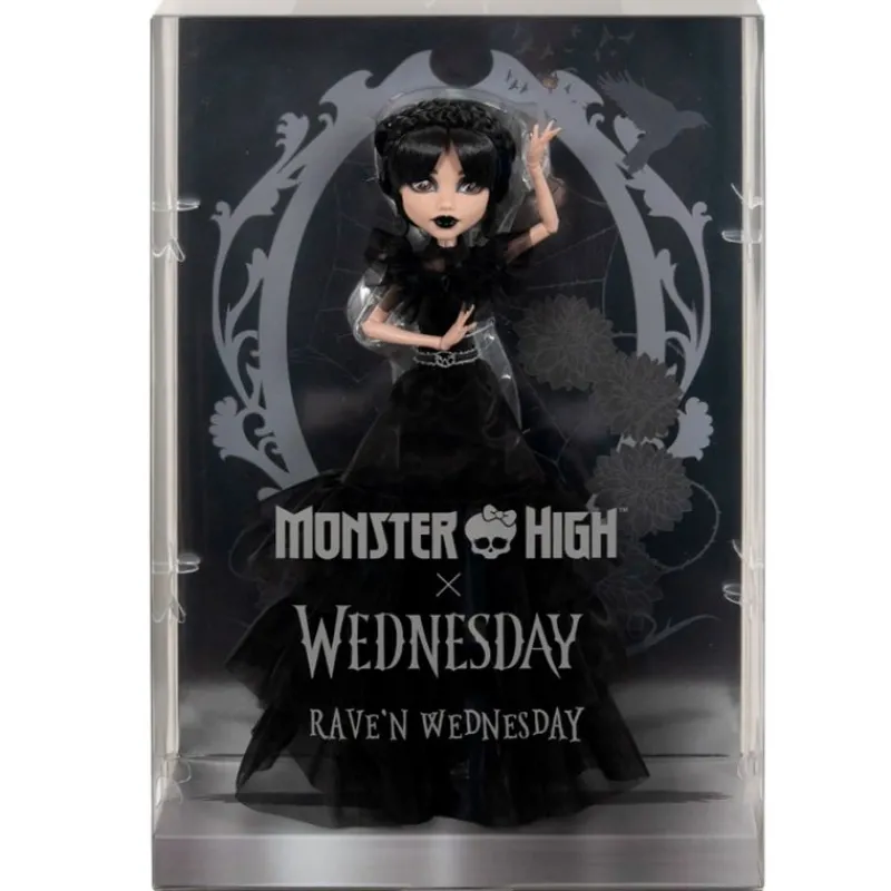 MATTEL Monster High Rave’N Dance Muñeca Miércoles Addams- Monster High Colección|Muñecas