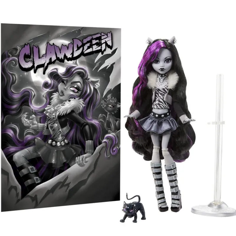 MATTEL Monster High Colección|Muñecas|Monster High Reel Drama Muñeca Clawdeen