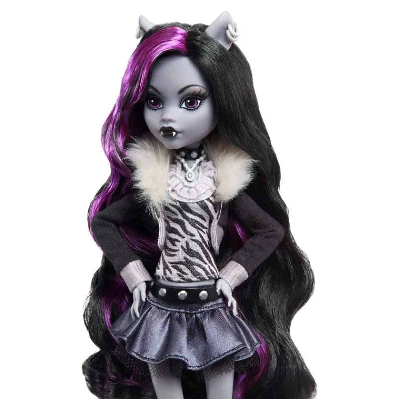 MATTEL Monster High Colección|Muñecas|Monster High Reel Drama Muñeca Clawdeen