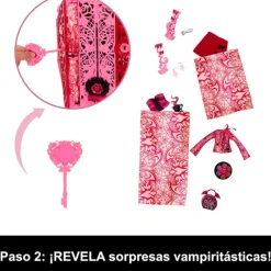 MATTEL Monster High Skulltimate Secrets Jardín misterioso Draculaura- Monster High Colección|Halloween