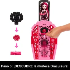 MATTEL Monster High Skulltimate Secrets Jardín misterioso Draculaura- Monster High Colección|Halloween