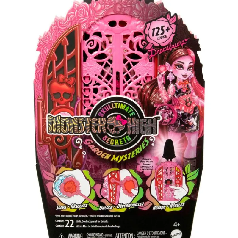 MATTEL Monster High Skulltimate Secrets Jardín misterioso Draculaura- Monster High Colección|Halloween