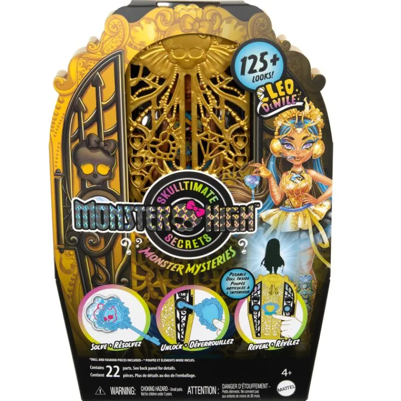 MATTEL Monster High Skulltimate Secrets S4 Cleo- Monster High Colección|Halloween