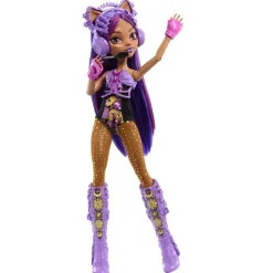 MATTEL Monster High Skulltimate Secrets S4 Clawdeen- Monster High Colección|Halloween