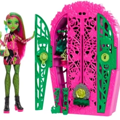 MATTEL Monster High Skulltimate Secrets Jardín Misterioso Venus McFlytrap- Monster High Colección|Halloween