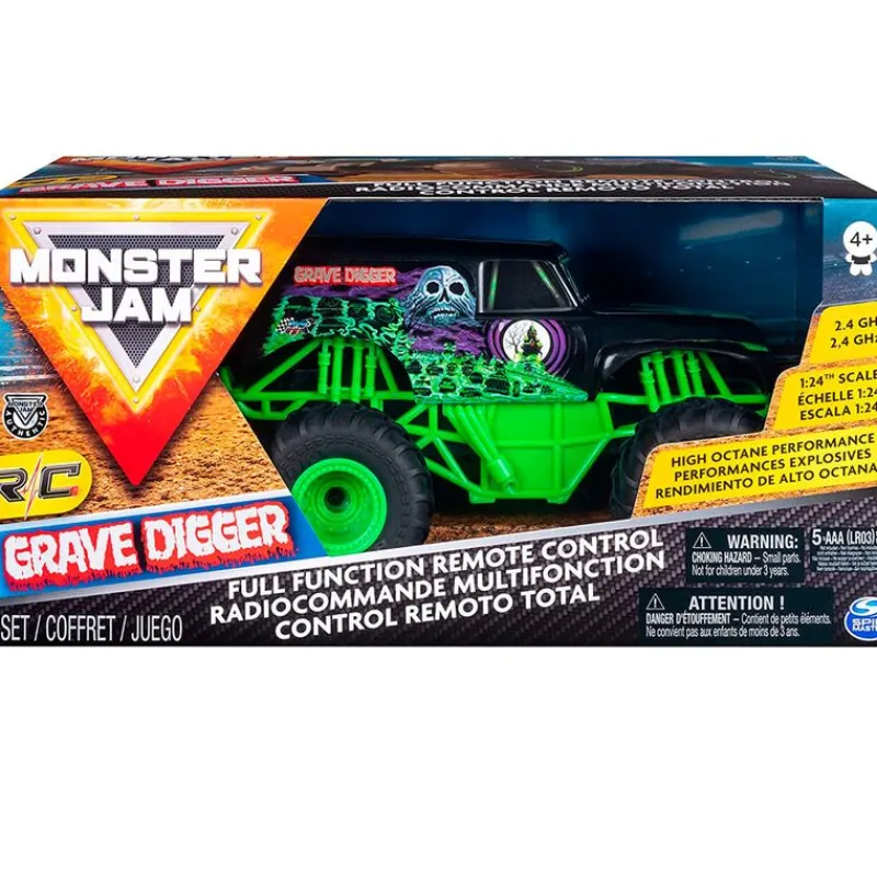 SPIN MASTER Monster Jam Grave Digger 1:24 R/C- Coches Radio Control (R/C)