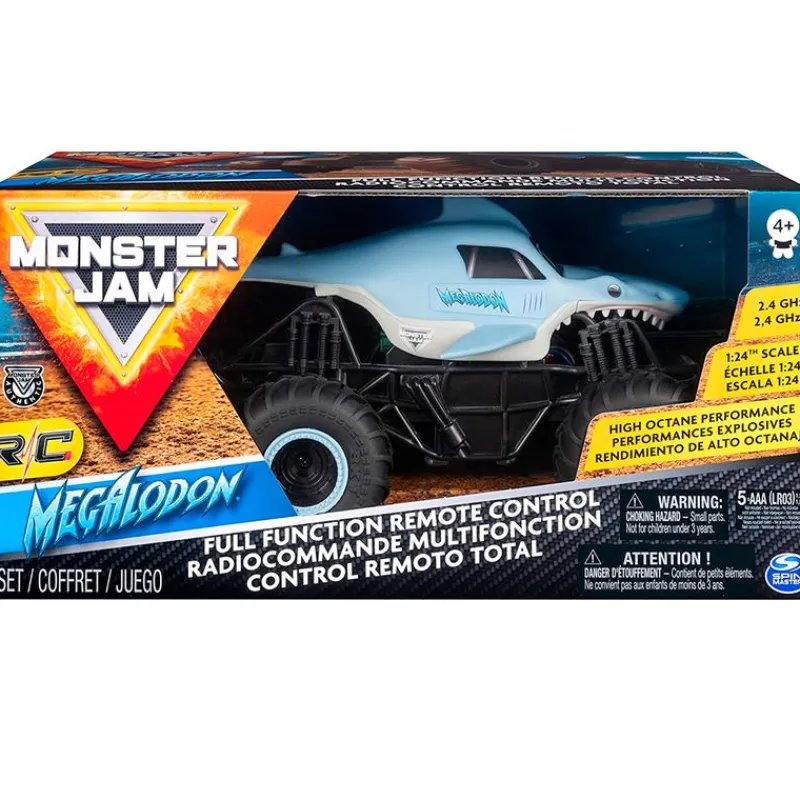 SPIN MASTER Coches Radio Control (R/C)|Monster Jam Megalodon 1:24 R/C
