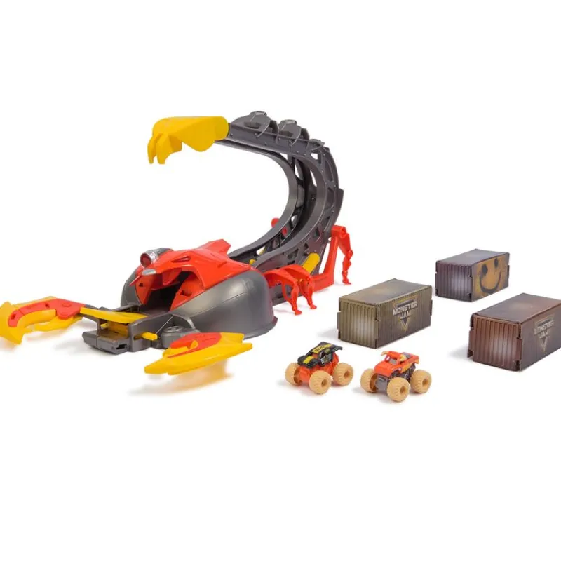 SPIN MASTER Vehículos, Trenes Y Parkings|Monster Jam Mini Jams Playset Escorpión