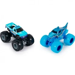 SPIN MASTER Vehículos, Trenes Y Parkings|Monster Jam Pack Megalodón vs Hooked