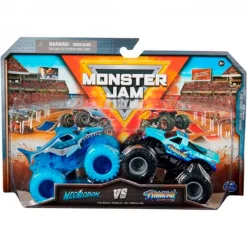 SPIN MASTER Vehículos, Trenes Y Parkings|Monster Jam Pack Megalodón vs Hooked