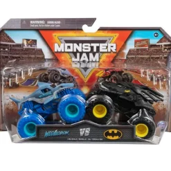 SPIN MASTER Vehículos, Trenes Y Parkings|Monster Jam Pack Megalodón vs Batman