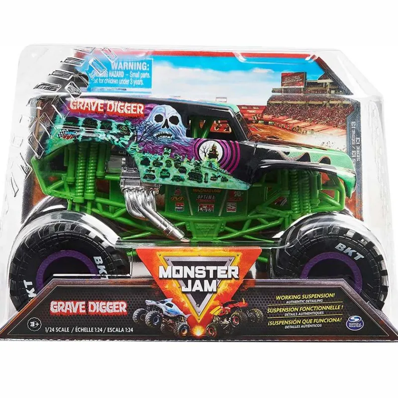 SPIN MASTER Vehículos, Trenes Y Parkings|Monster Jam Vehículo Escala 1:24 Surtido