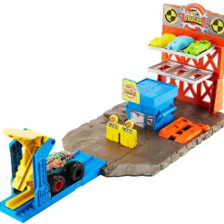MATTEL Vehículos, Trenes Y Parkings|Monster Truck Estación de Explosiones