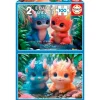 EDUCA Monstruos Adorables Puzzle 2x100 Piezas- Puzzles Y Construcciones