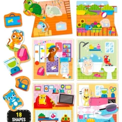 DRIM DISCOUNT Montessori Casa Baby Encajables- Puzzles Y Construcciones