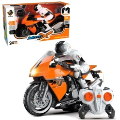 DRIM DISCOUNT Moto de Carreras Naranja Blanca R/C- Otros R/C