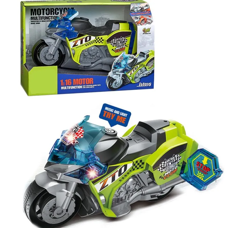 DRIM DISCOUNT Vehículos, Trenes Y Parkings|Moto Infantil con Funciones Escala 1:16