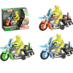 DRIM DISCOUNT Vehículos, Trenes Y Parkings|Moto Policía Infantil Surtida