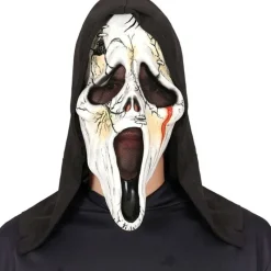 FIESTAS GUIRCA Máscara Látex Asesino Capucho- Halloween