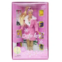 DRIM DISCOUNT Muñeca Fashion Chaqueta Rosa- Muñecas