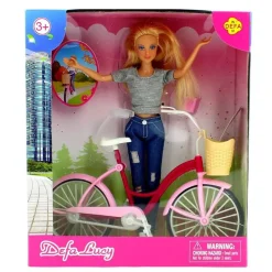 DRIM DISCOUNT Muñecas|Muñeca Fashion con Bicicleta Surtida