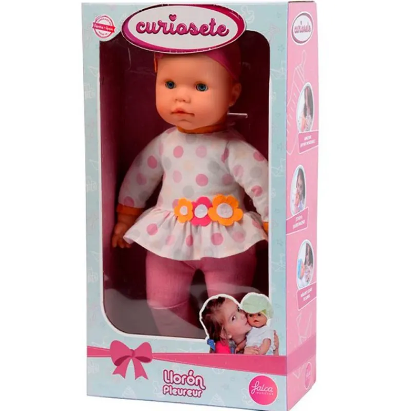 FALCA Muñecas|Muñeco Bebé Curiosete Llorón