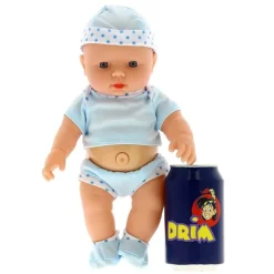 SELECCION DRIM Muñeco con Complementos Azul- Muñecas