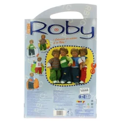 SMOBY Muñecas|Muñeco Roby Conjunto Camiseta Azul y Pantalón Tejano