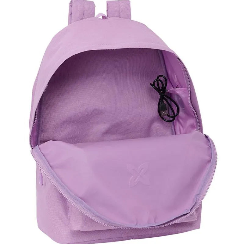 SAFTA Munich Mochila Escolar Básica Lila- Escolar