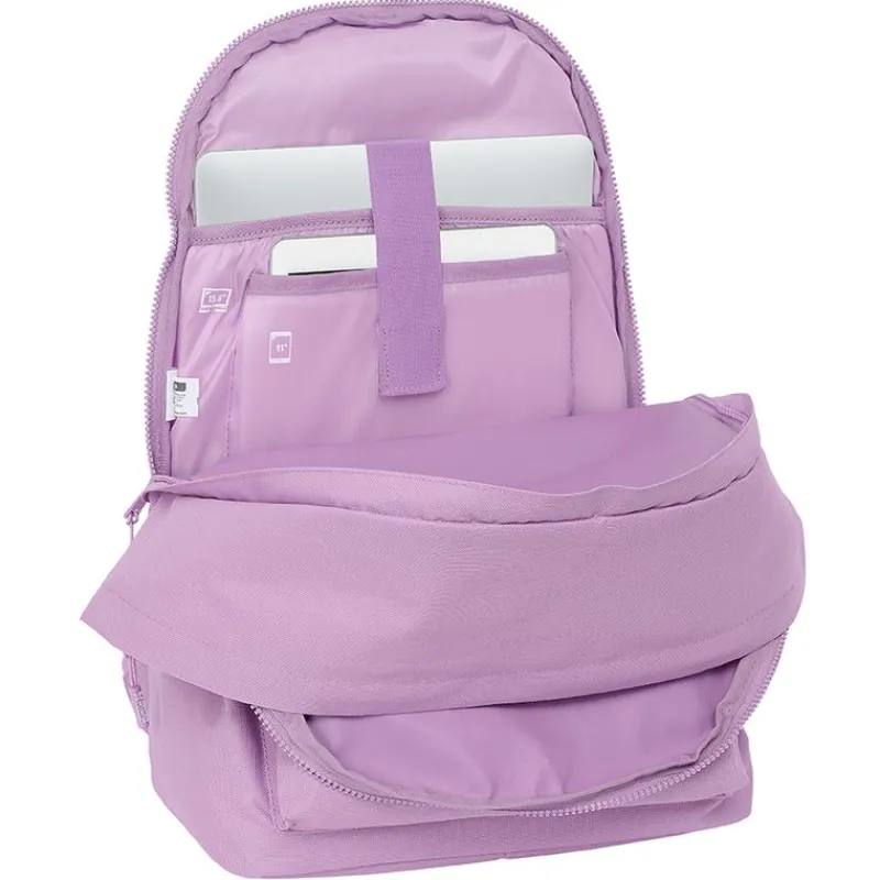 SAFTA Munich Mochila Escolar Básica Lila- Escolar