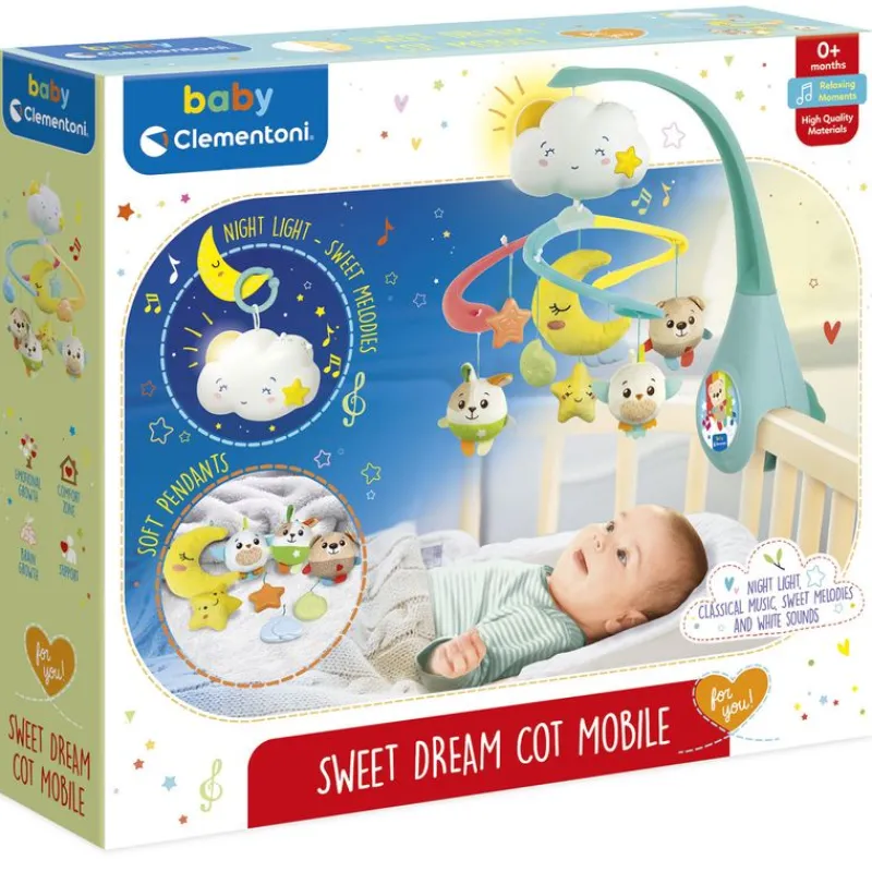 CLEMENTONI Móvil de Cuna Dulce Nube- Primera Infancia Y Preescolar
