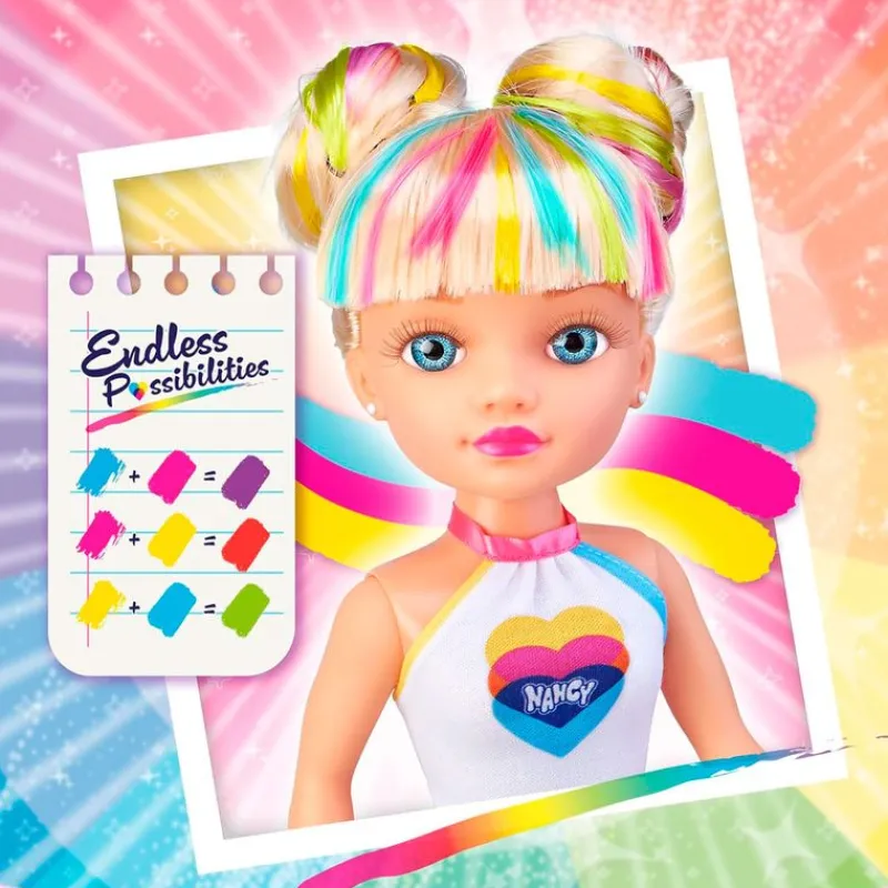 FAMOSA Nancy Colour Mix Muñeca- Muñecas