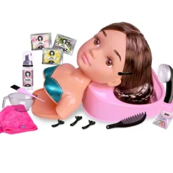 FAMOSA Nancy Muñeca Hair Salon Morena- Muñecas|Juegos Y Juguetes De Imitación