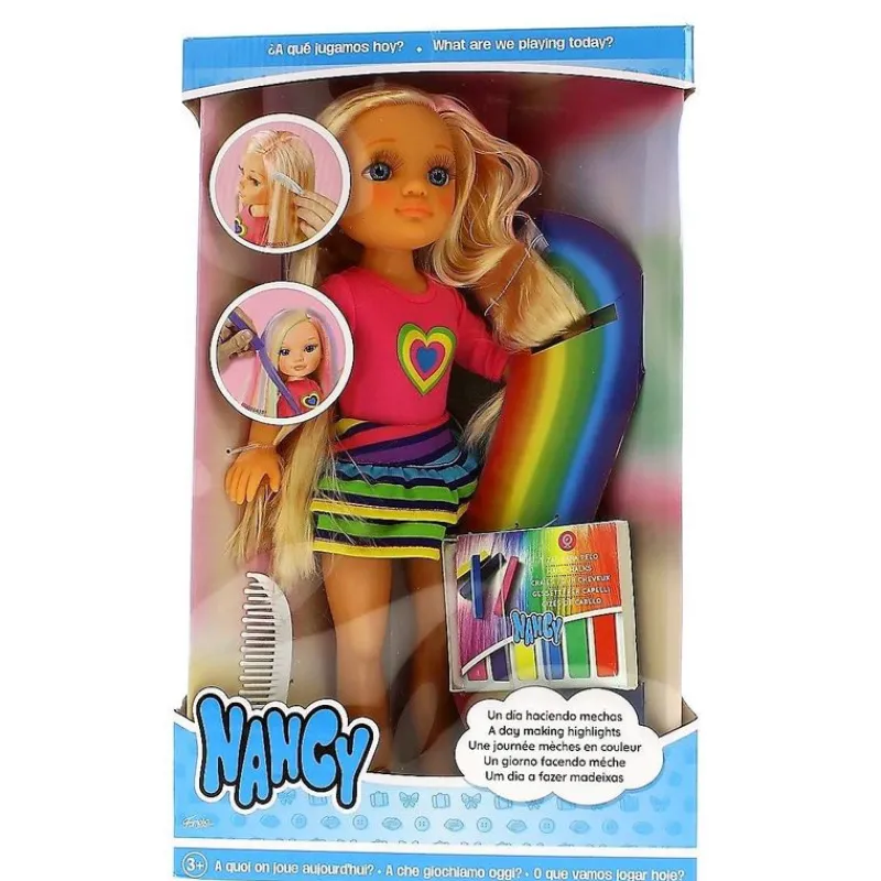 FAMOSA Nancy Un Día Haciendo Mechas- Muñecas