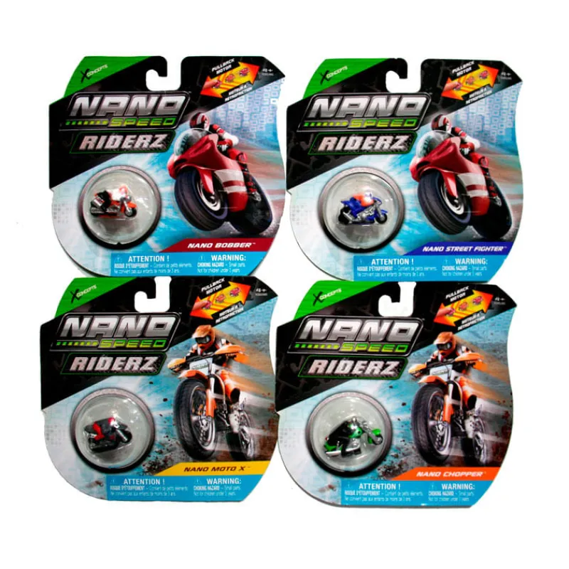 BIZAK Nano Speed Riderz- Vehículos, Trenes Y Parkings